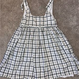 Plaid Babydoll Dress
